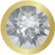 gold silver gem