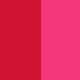 Fire Engine Red and Cerise Pink