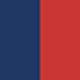 Indigo and Persian Red