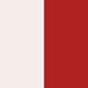 Soft Peach and Cornell Red